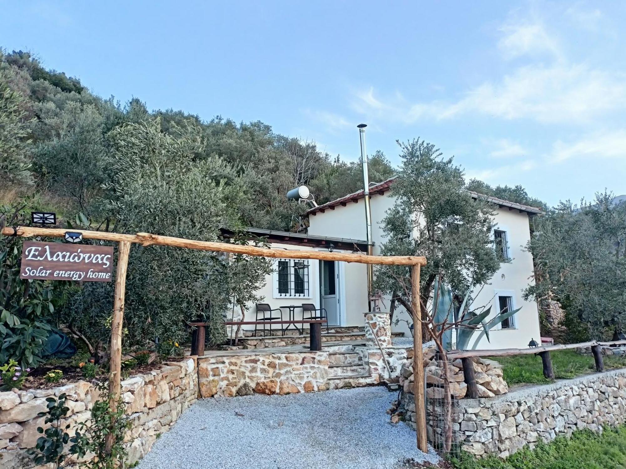 Villa Ελαιώνας - Solar Energy House Khorevtón Exterior foto
